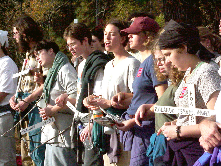 singing marchers